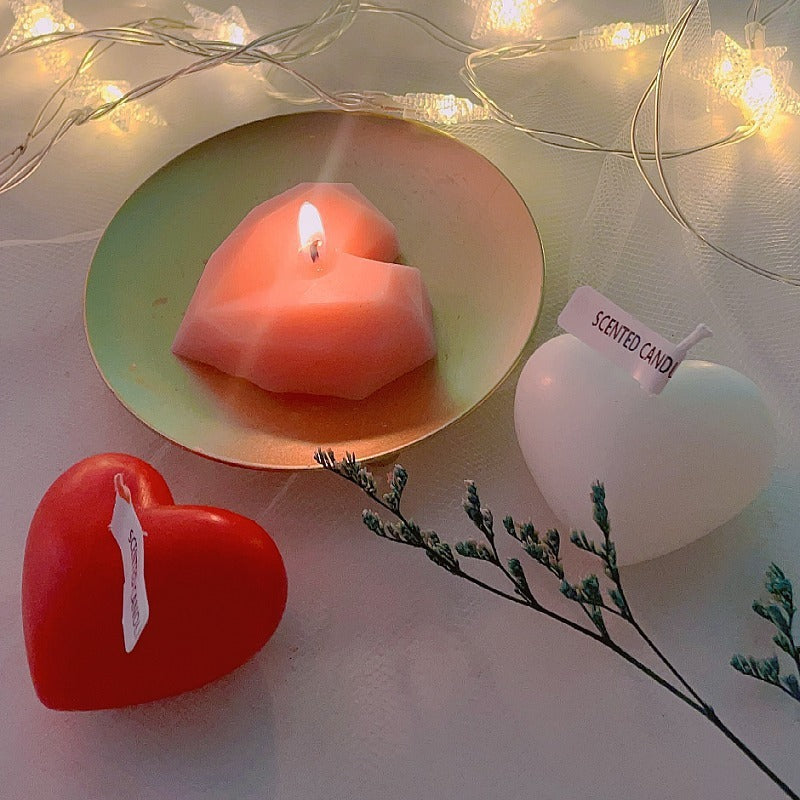 Diamond Heart Shaped Aromatherapy Candle