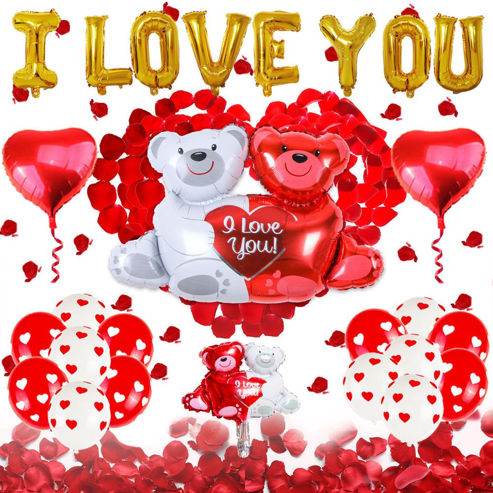 Valentine's Day Balloon Love Set