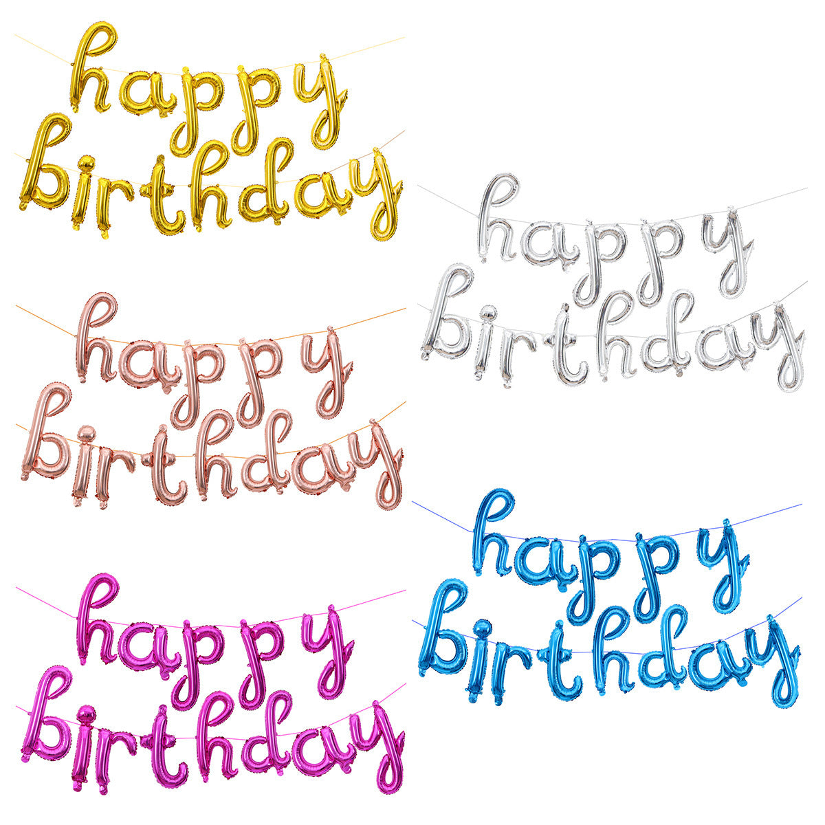 Birthday Letter Balloon Sets