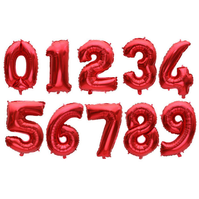 32 Inch Number Balloons