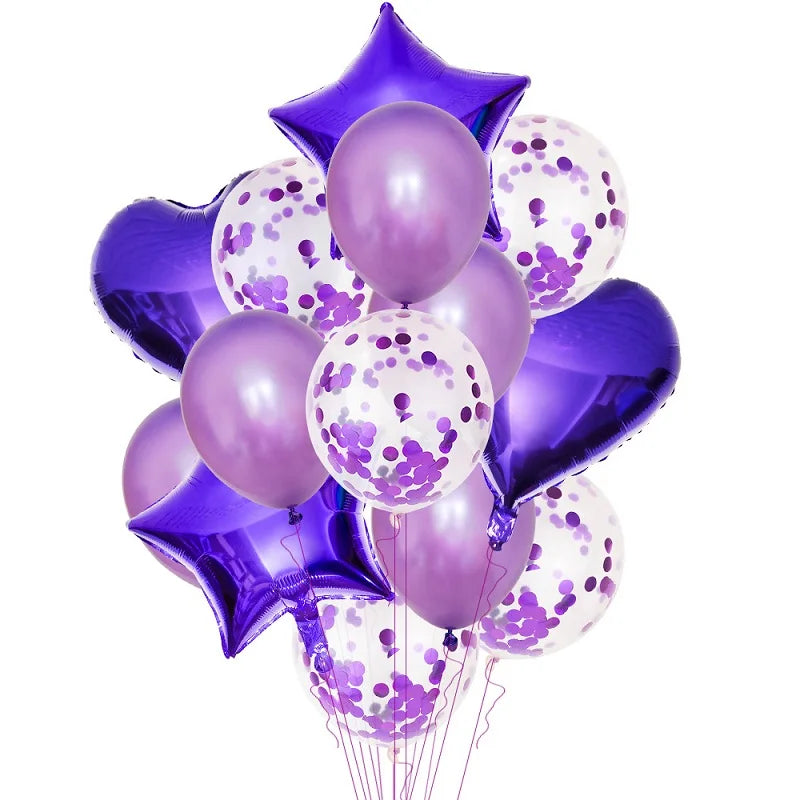 Confetti Balloon Bundle (14Pcs)