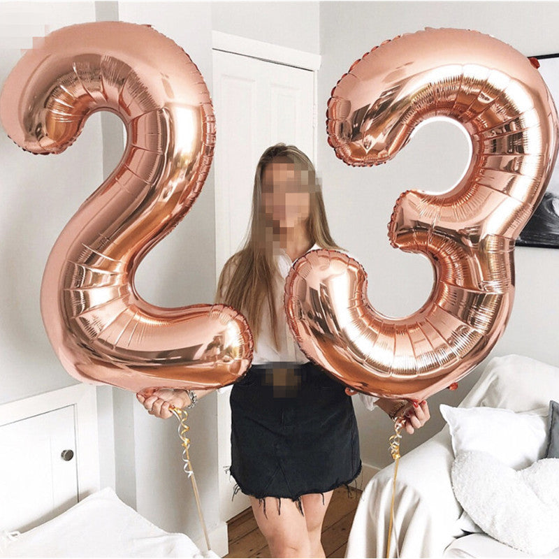 32 Inch Number Balloons