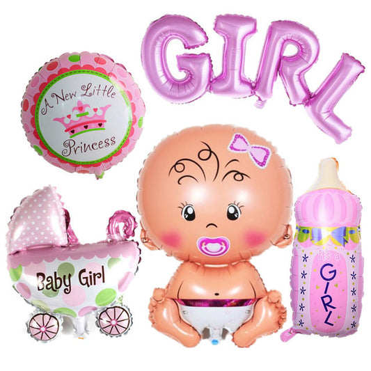 Baby Girl or Boy Balloon Set