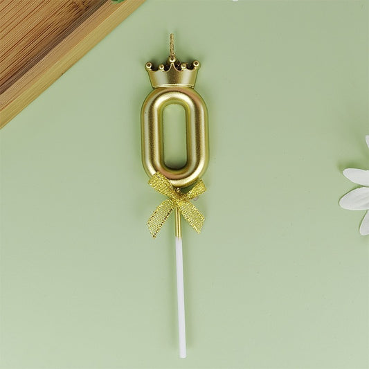 Crown Number Birthday Candle