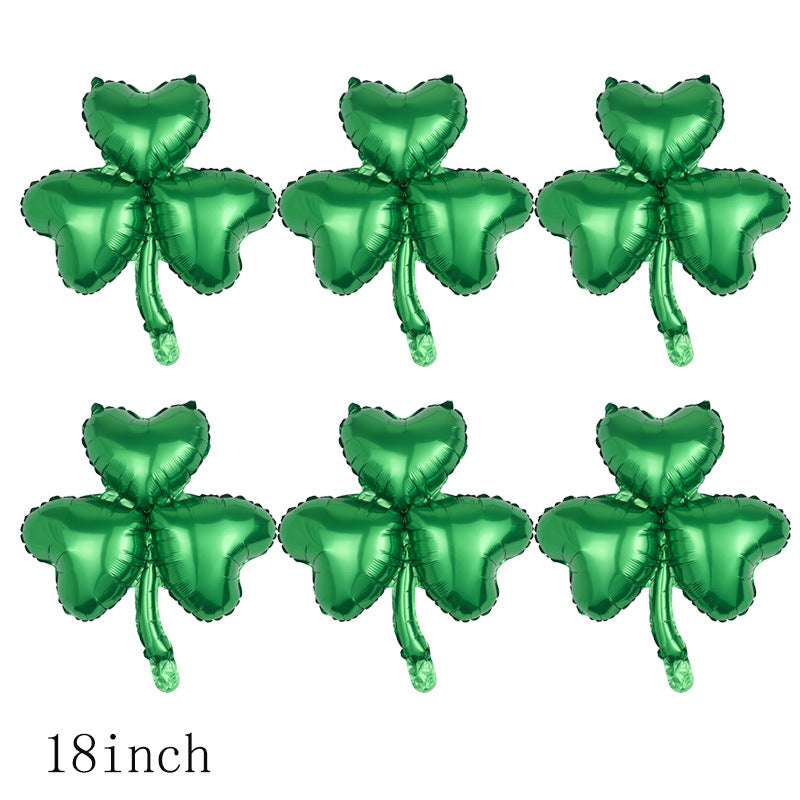 18 inch Clover Balloon - St. Patrick's Day Decoration (10pcs)