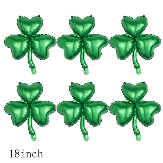 18 inch Clover Balloon - St. Patrick's Day Decoration (10pcs)