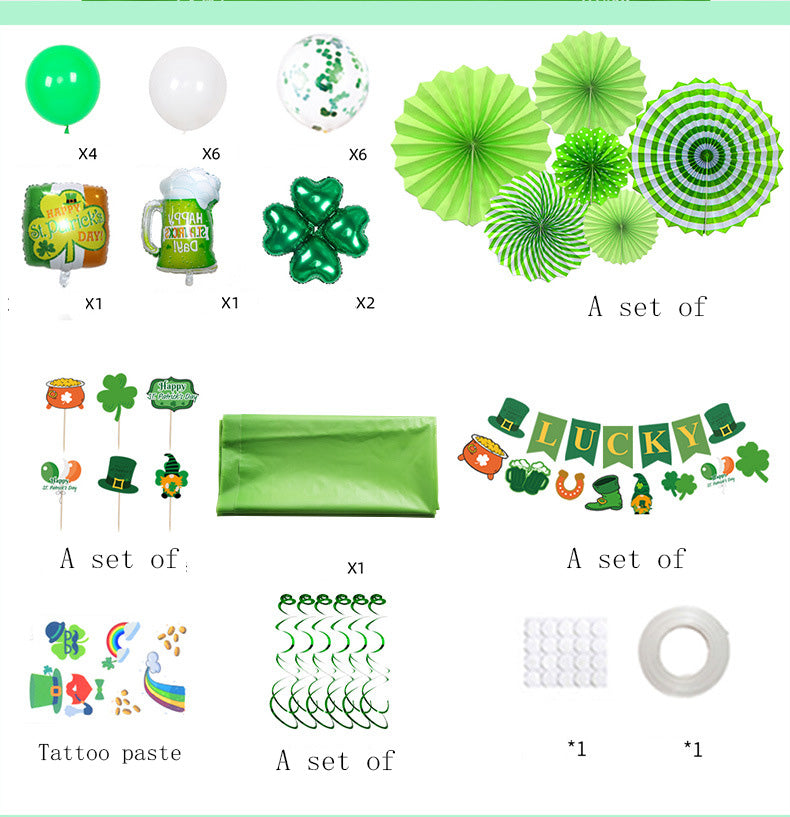 St. Patrick's Day Balloon Combo Set