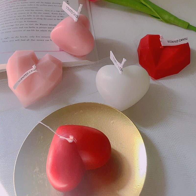 Diamond Heart Shaped Aromatherapy Candle