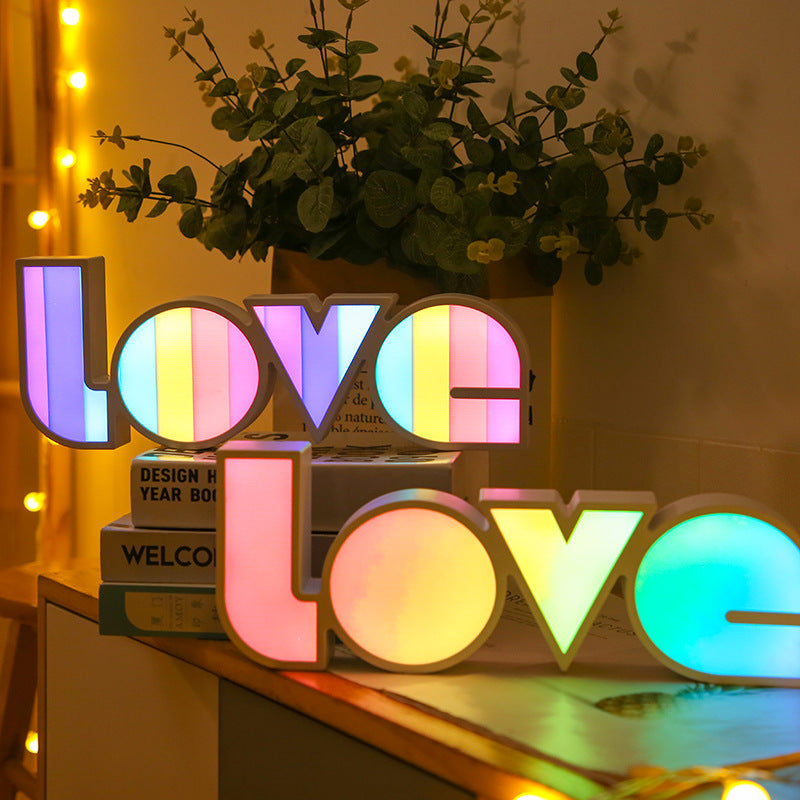 LOVE Led Decorative Light