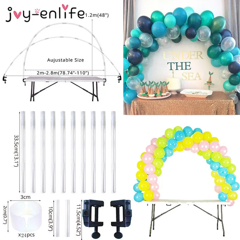 Adjustable Table Balloon Arch Kits DIY Decoration Column Accessories