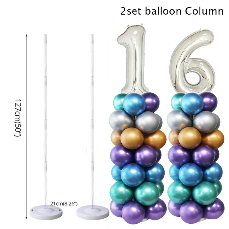 Adjustable Table Balloon Arch Kits DIY Decoration Column Accessories