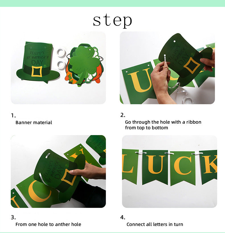 St. Patrick's Day Balloon Decoration