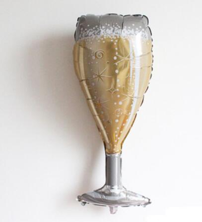 Champagne Glass & Bottle Balloons Decorations  Supplies