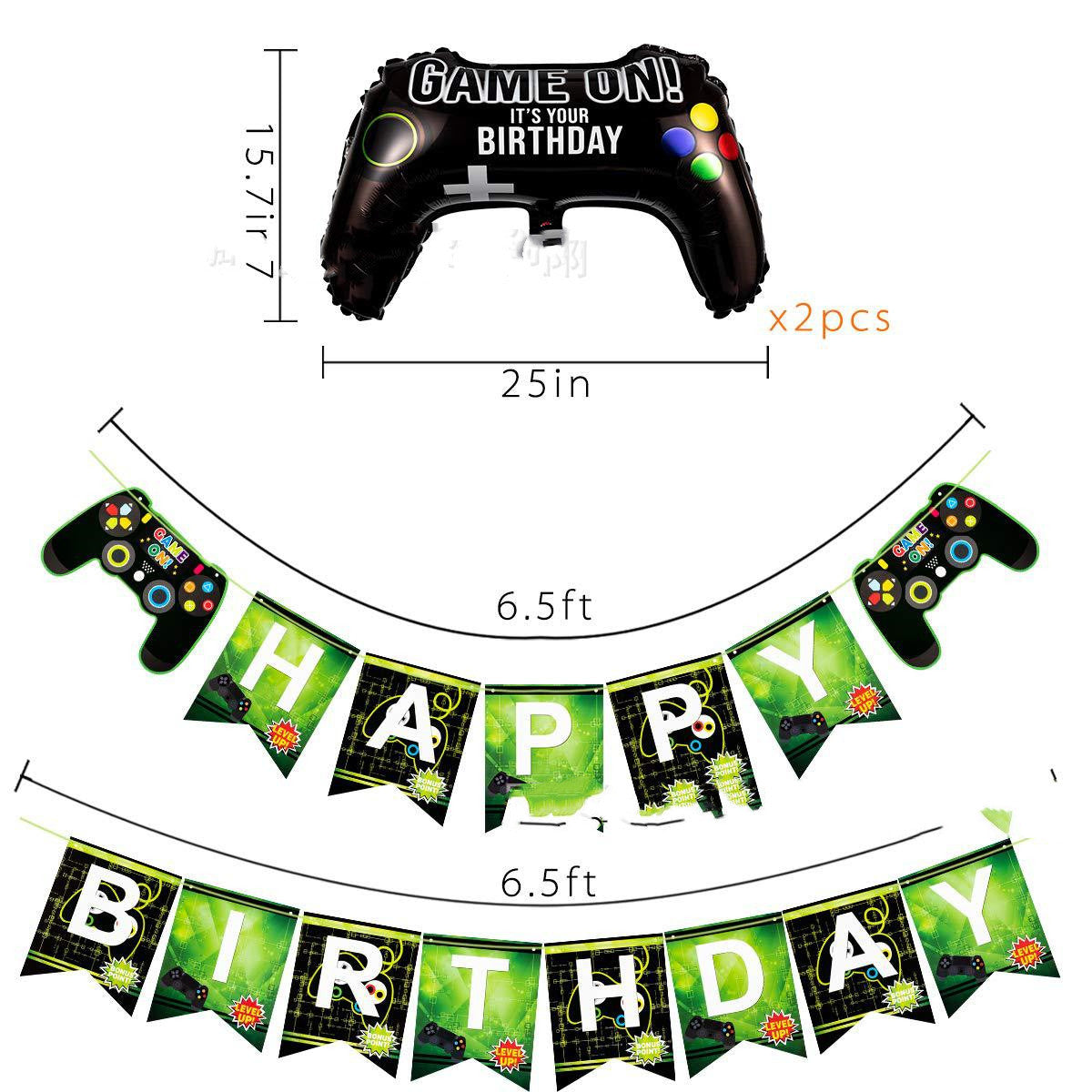 Game Themed Birthday Party Decorations