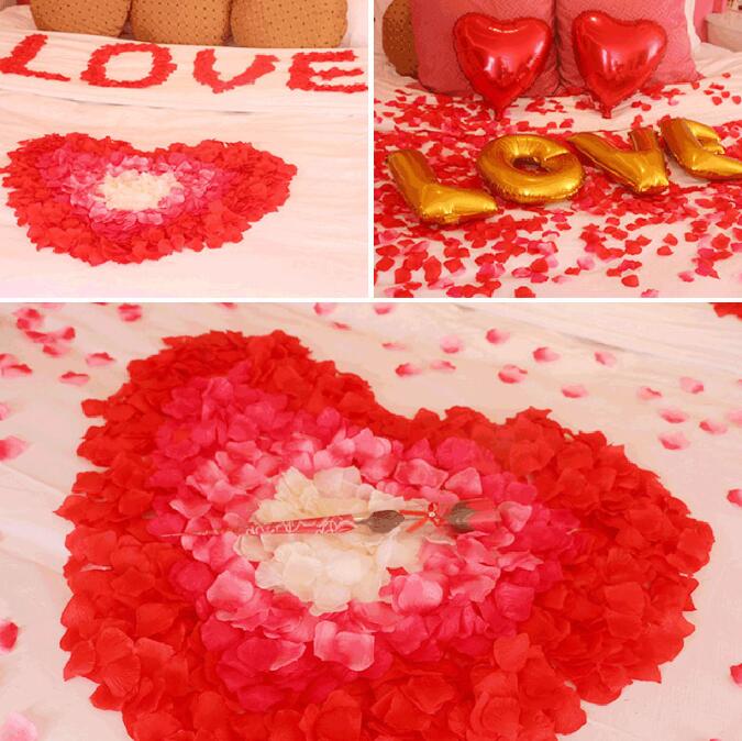 Artificial Flower Rose Petal Decoration