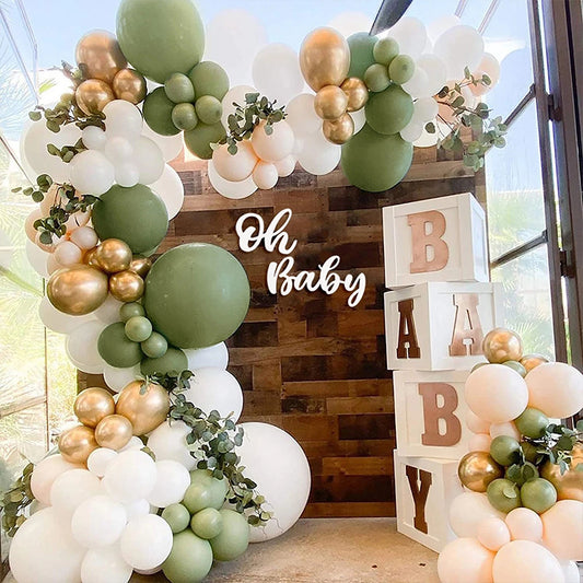 Vintage Color Latex Balloon Arrangement