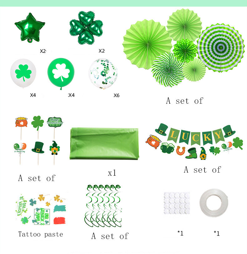 St. Patrick's Day Balloon Combo Set