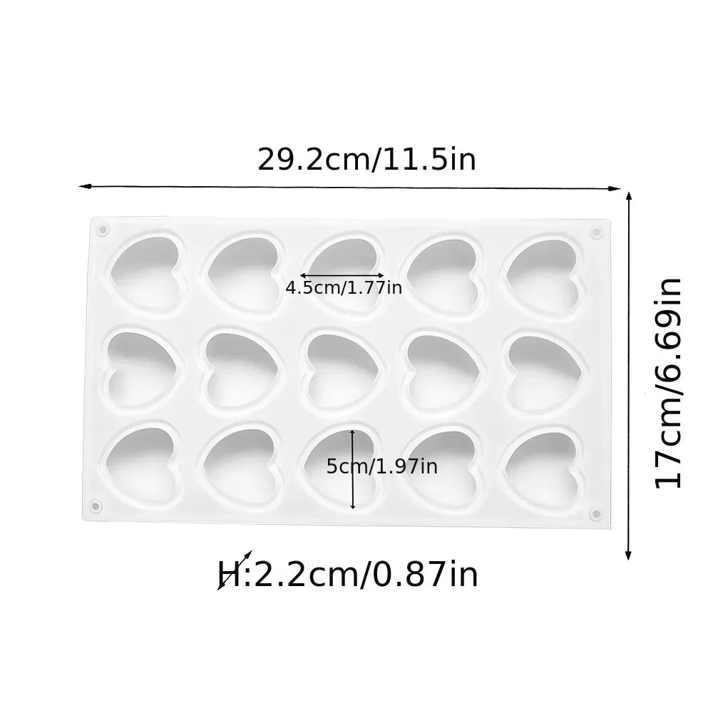 Silicone Heart Shaped Mould