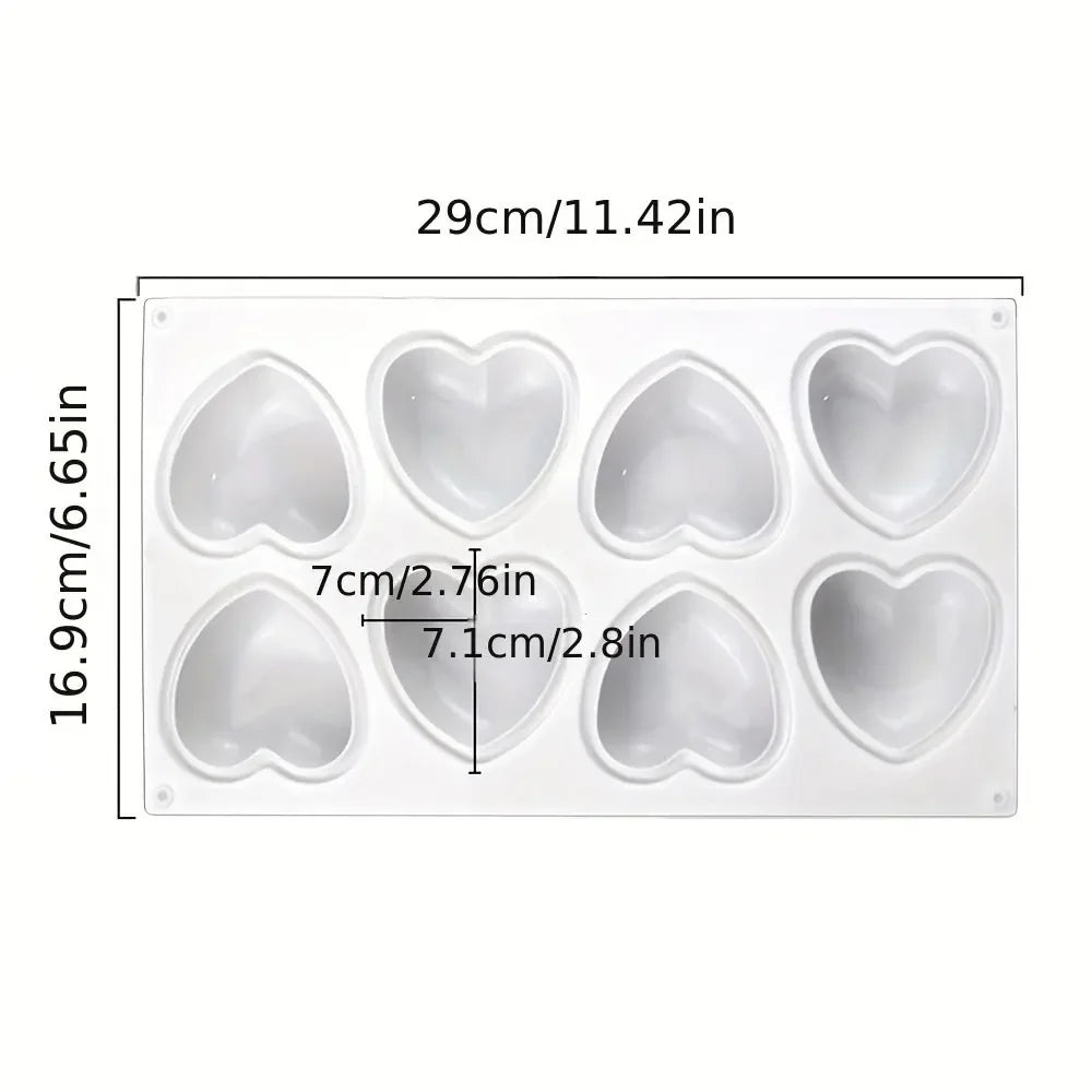 Silicone Heart Shaped Mould