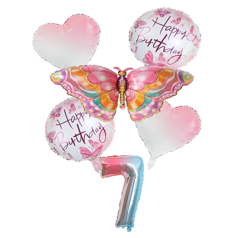 Butterfly Flower Party w/Disposable Tableware