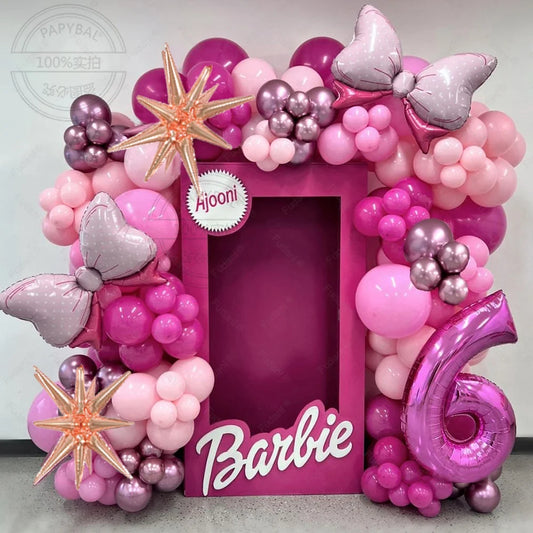 Pink Bow (Barbie Theme) Birthday Party Decoration