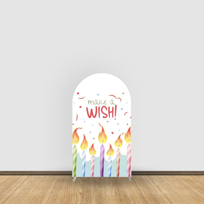 Arch Backdrop Cover (Cake/Candle)