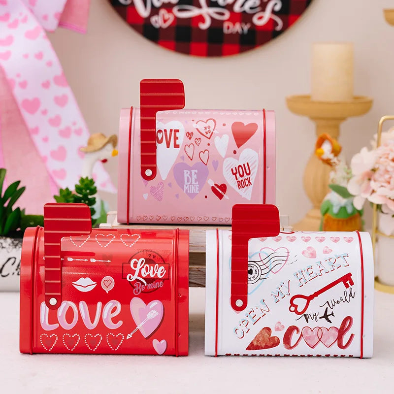 Valentine’s Day Red Pink Tin Box