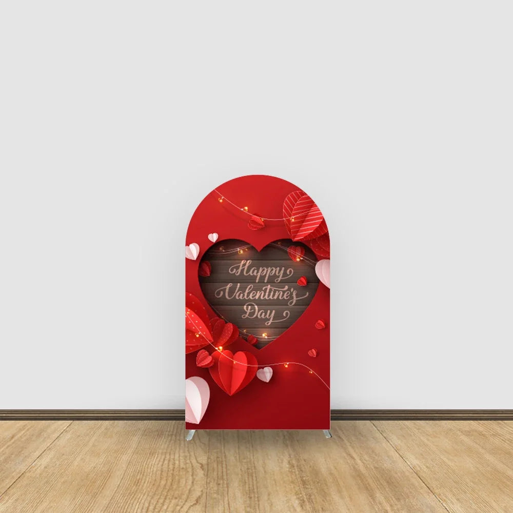 Arch Backdrop Covers (Valentine's Day Theme)