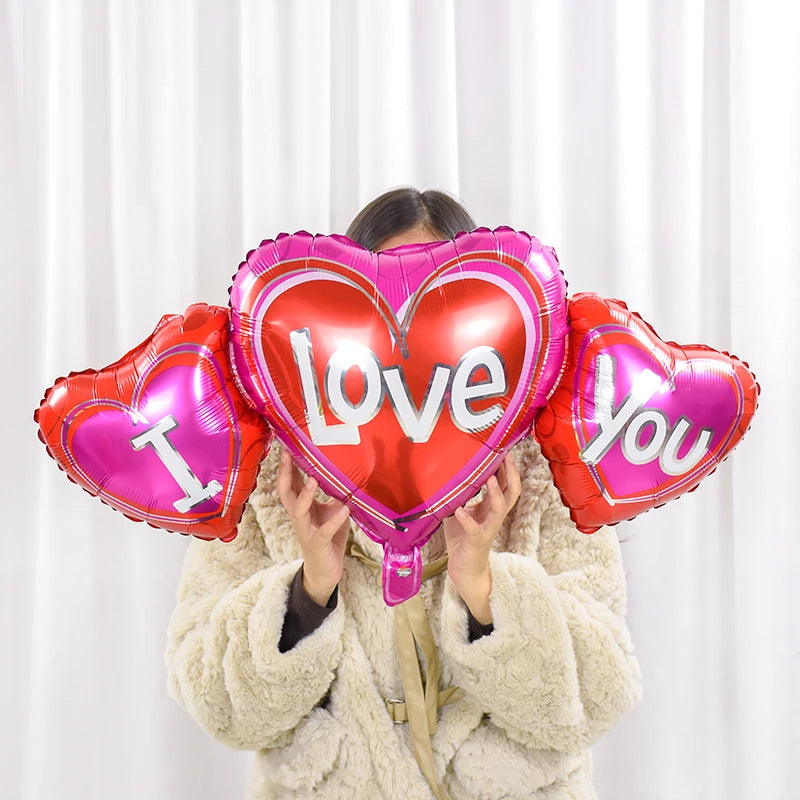 Valentine’s Day (I Love You) Heart Balloons