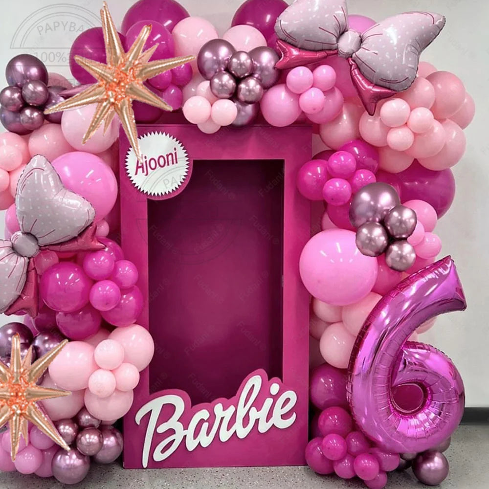 Pink Bow (Barbie Theme) Birthday Party Decoration