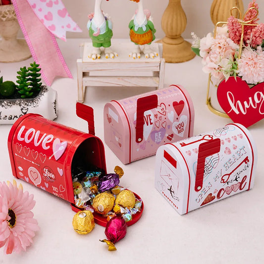 Valentine’s Day Red Pink Tin Box