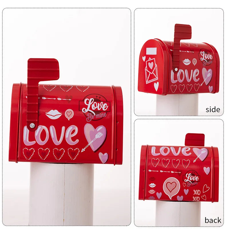 Valentine’s Day Red Pink Tin Box