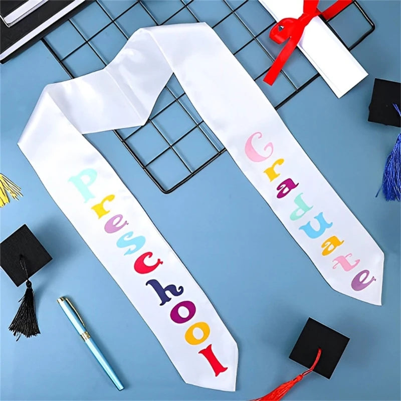 Graduation Stole Sash for Kindergarten Commencements