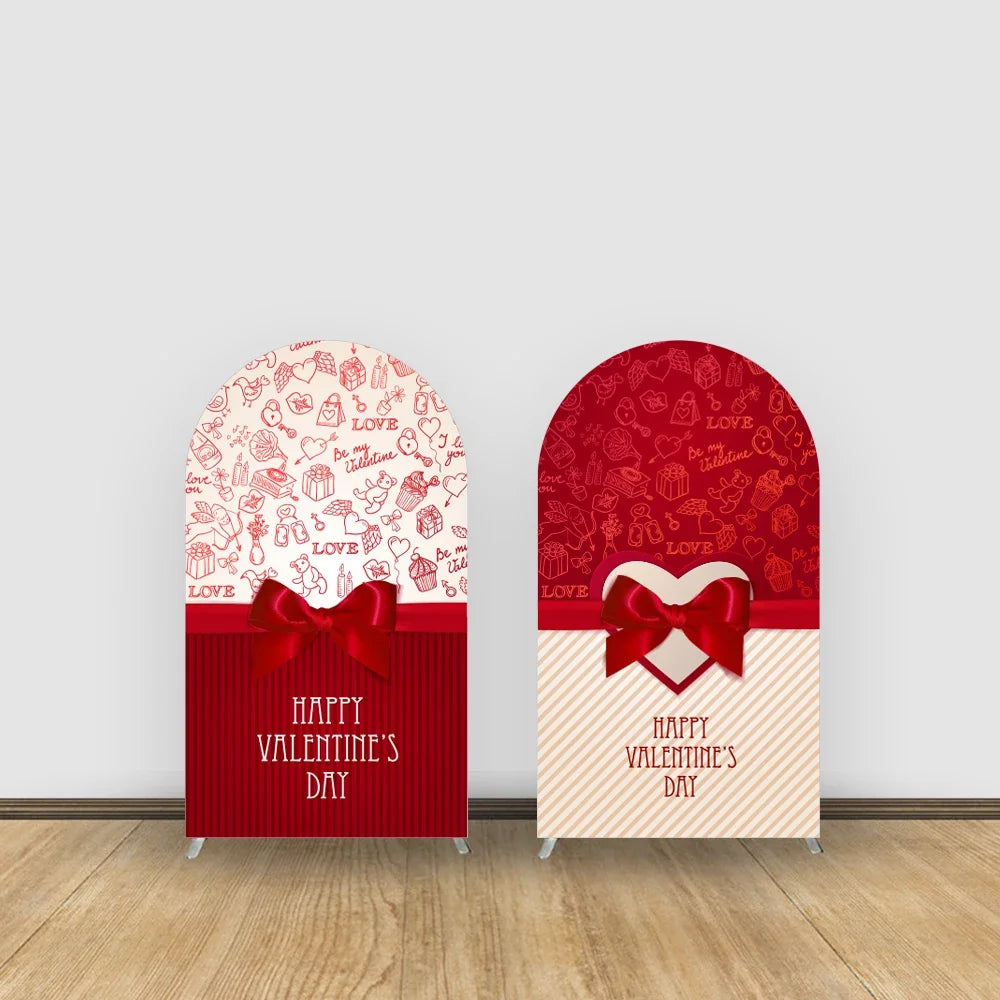 Arch Backdrop Covers (Valentine's Day Theme)