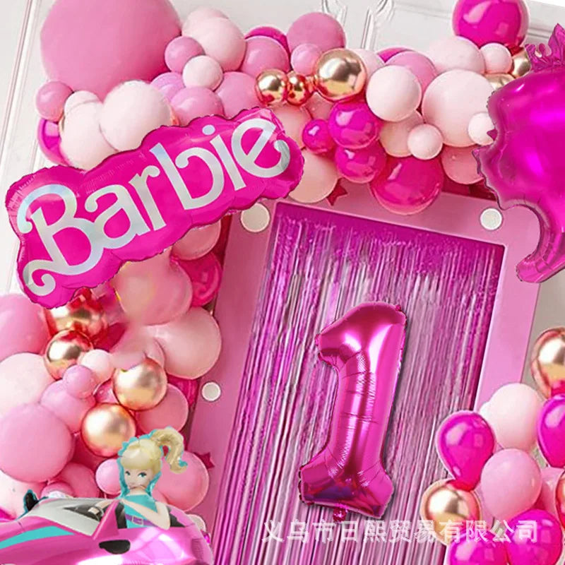 Pink (Barbie Princess Theme) Balloon Kit