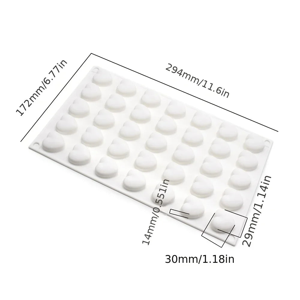 Silicone Heart Shaped Mould