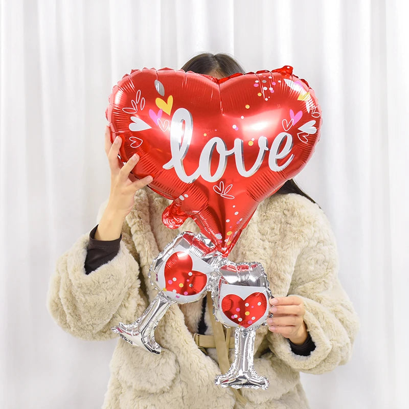 Valentine’s Day (I Love You) Heart Balloons