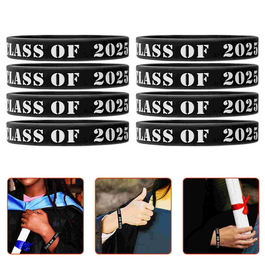 Graduation Party Silicone Wristbands (25 Pcs)