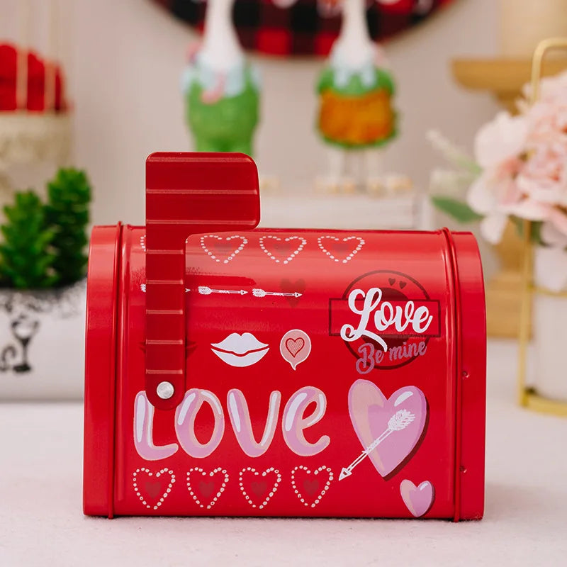 Valentine’s Day Red Pink Tin Box