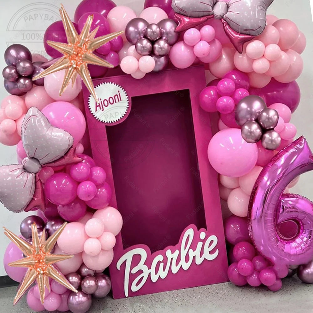 Pink Bow (Barbie Theme) Birthday Party Decoration