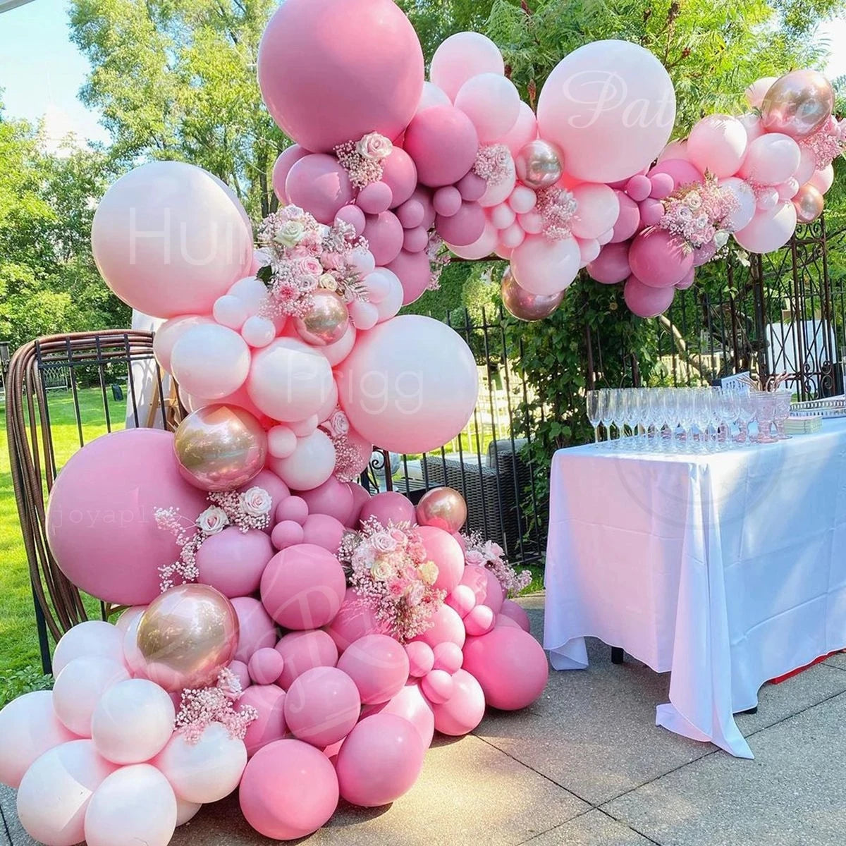 Shades of Pink Balloon Arch Kit