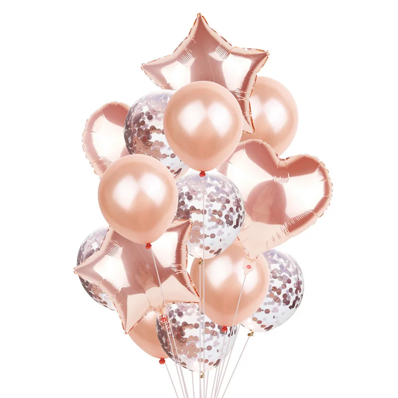 Confetti Balloon Bundle (14Pcs)