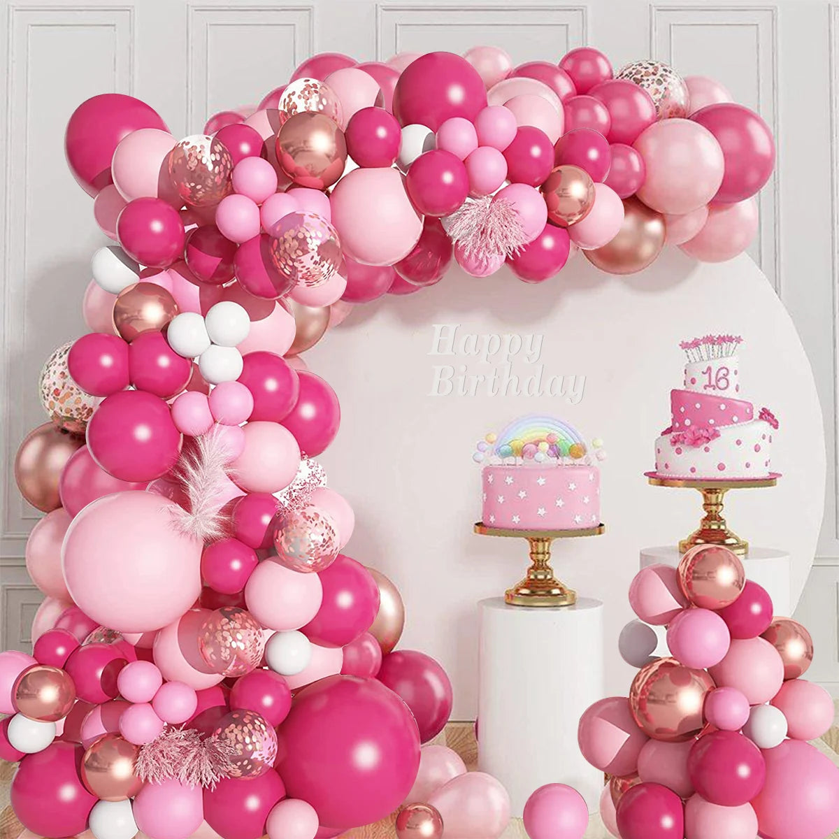 Shades of Pink Balloon Arch Kit