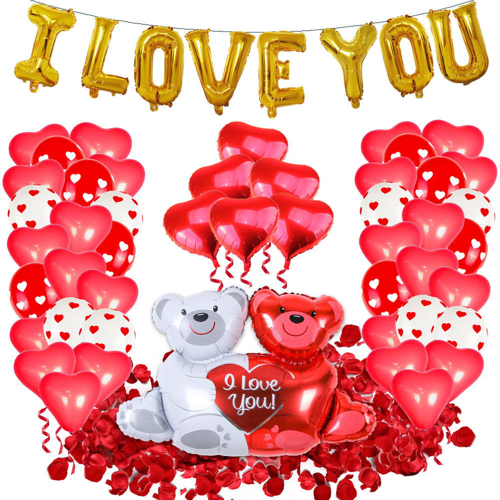 Valentine's Day Balloon Love Set