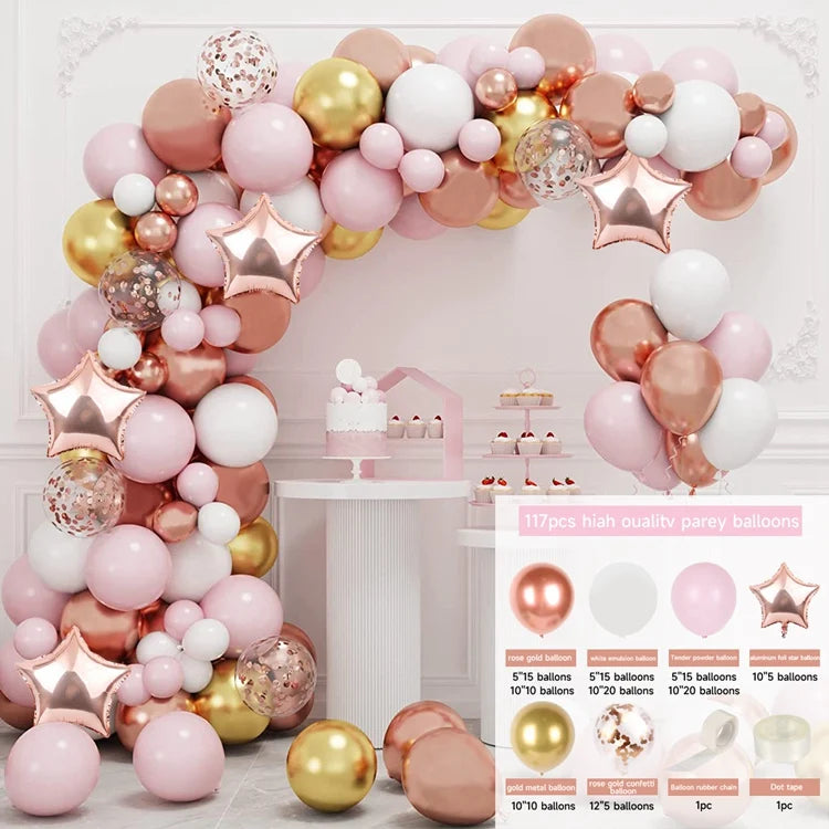 Shades of Pink Balloon Arch Kit