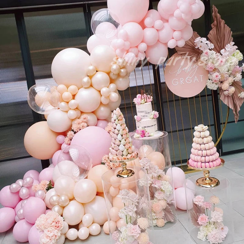 Pastel & Matte Light Pink Balloons